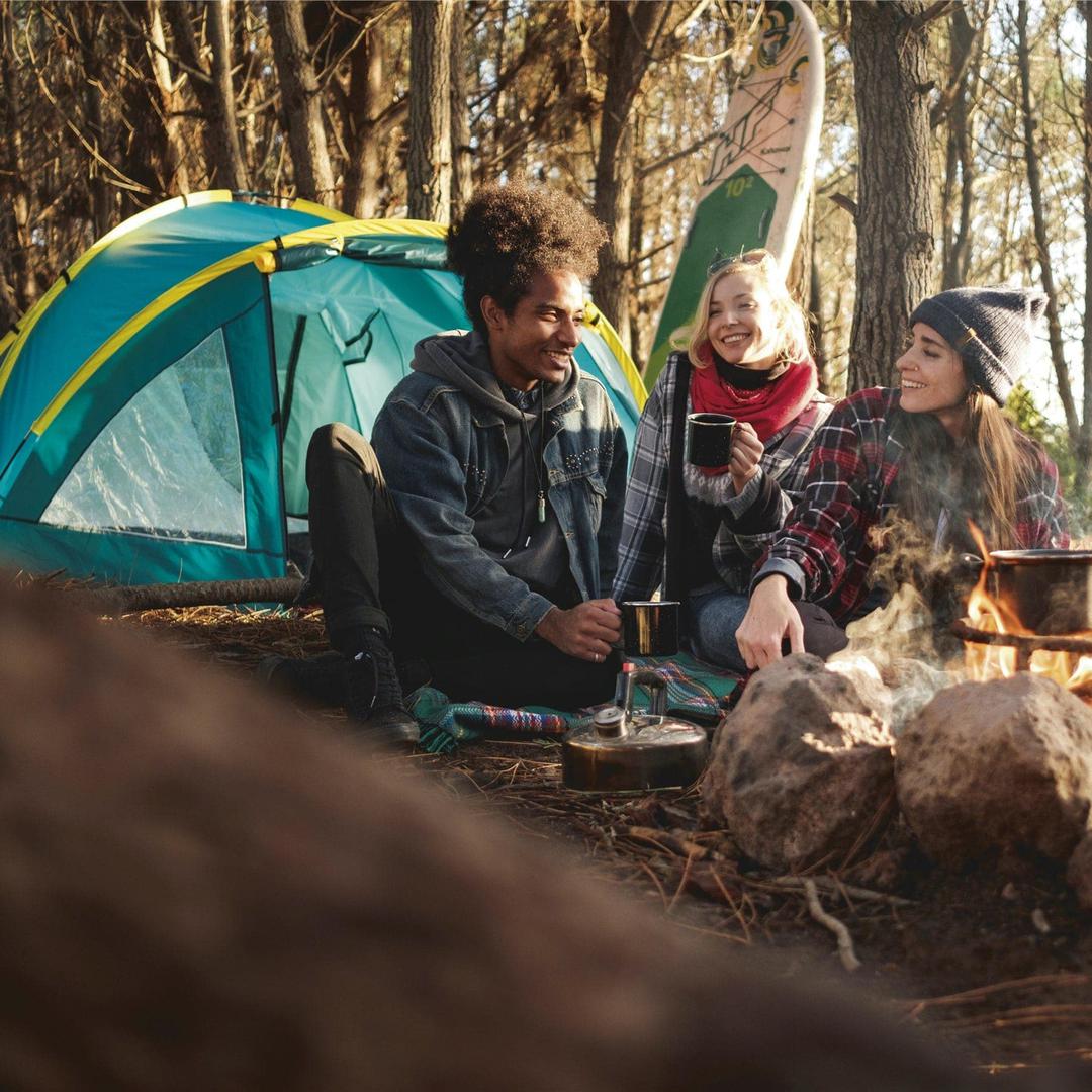Bestway Pavillo 3-Person Polyester Tent (240 x 350 x 130 cm)OutdoorYou and your family or friends will have a great time camping and spending time in it Provides high levels of strength & durability & comfort with its polyester fabric construction Set inc